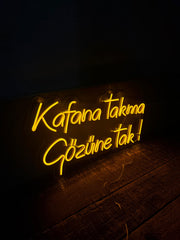 Vinyuup Kafana Takma - Dekoratif Neon Led Yazı Tabela