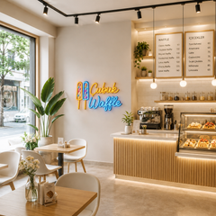 Vinyuup Çubuk Waffle - Dekoratif Neon Led Yazı Tabela