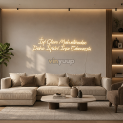 Vinyuup İyi Olanı Mahvetmeden - Dekoratif Neon Led Yazı Tabela
