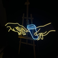 Vinyuup Kahve Bardağı Paylaşımı - Dekoratif Neon Led Yazı Tabela