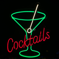 Vinyuup Kokteyl - Dekoratif Neon Led Yazı Tabela