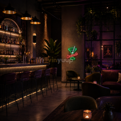 Vinyuup Kokteyl - Dekoratif Neon Led Yazı Tabela