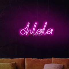 Vinyuup Ohlala - Dekoratif Neon Led Yazı Tabela