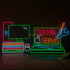 Vinyuup Bilgisayar Teknik Servis - Dekoratif Neon Led Yazı Tabela