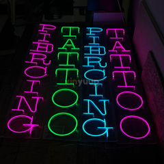 Vinyuup Piercing Tattoo- Dekoratif Neon Led Yazı Tabela