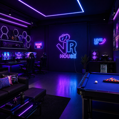 Vinyuup VR House - Dekoratif Neon Led Yazı Tabela