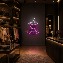 Vinyuup Askıda Elbise - Dekoratif Neon Led Yazı Tabela