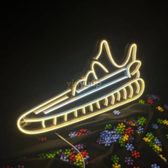 Vinyuup Dassler Yeezus Ayakkabı - Dekoratif Neon Led Yazı Tabela