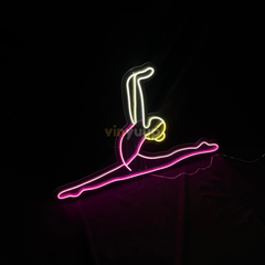 Vinyuup Bale Figürü - Dekoratif Neon Led Yazı Tabela