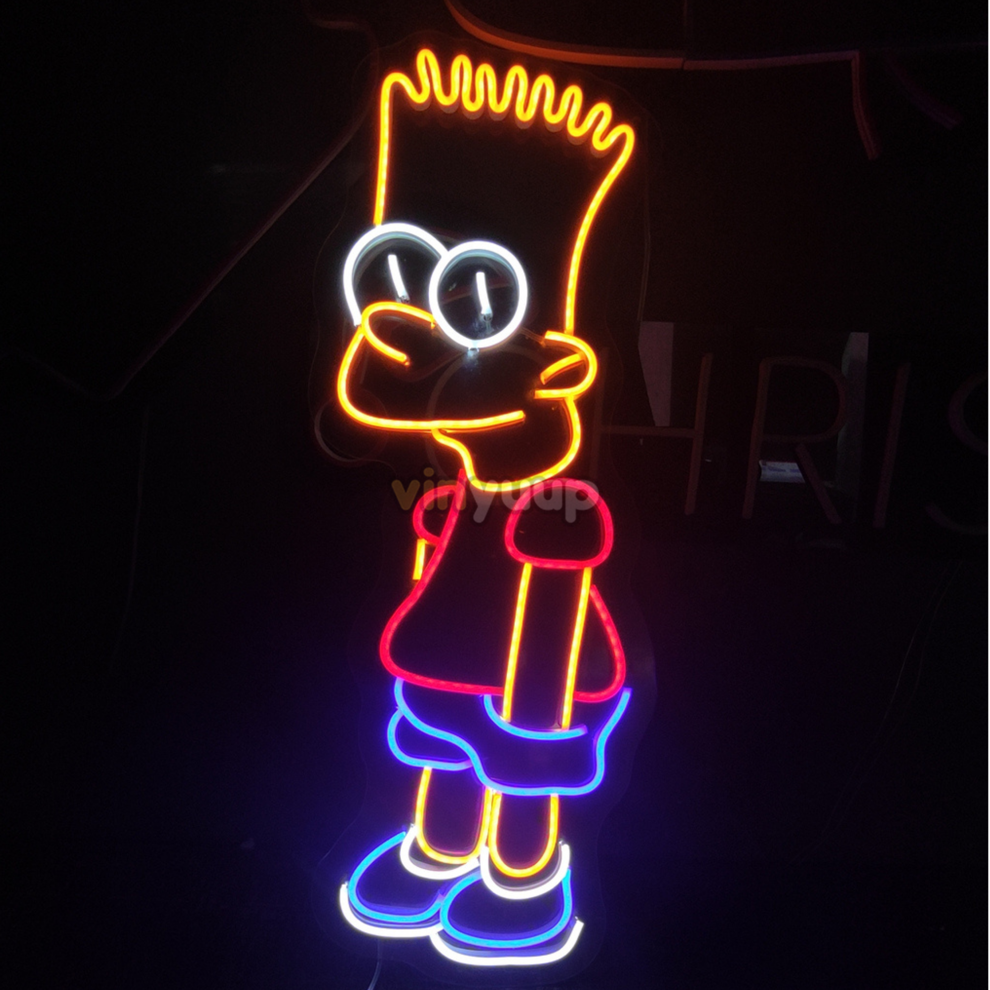 Vinyuup Bard Simpsons - Dekoratif Neon Led Yazı Tabela