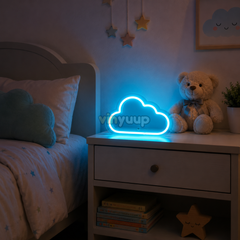 Vinyuup Bulut - Dekoratif Neon Led Yazı Tabela