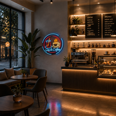 Vinyuup Çay ve Coffee  - Dekoratif Neon Led Yazı Tabela