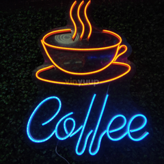 Vinyuup Coffee - Dekoratif Neon Led Yazı Tabela