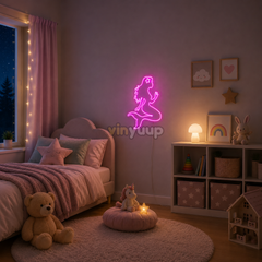 Vinyuup Denizkızı - Dekoratif Neon Led Yazı Tabela