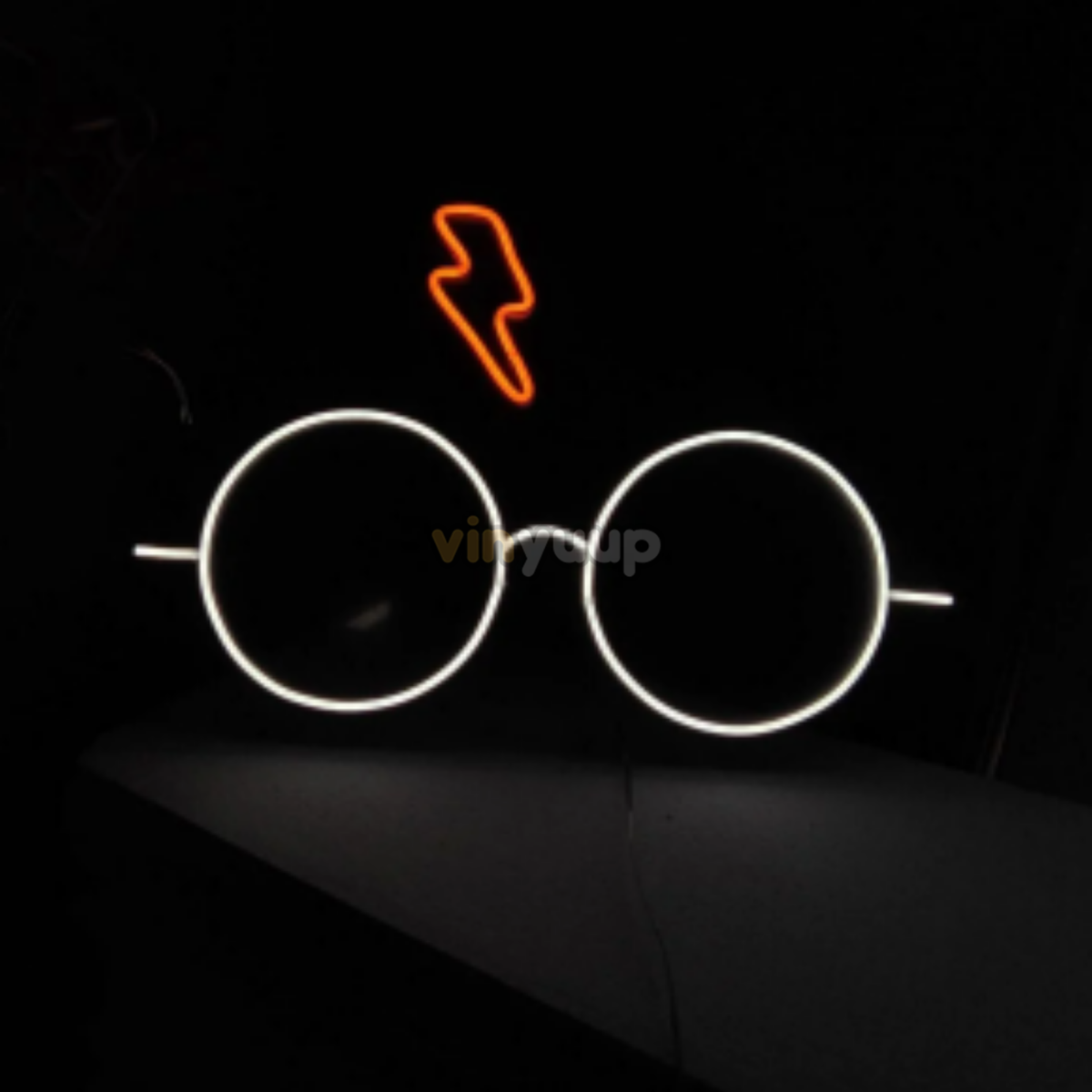 Vinyuup Harry Potter Gözlük - Dekoratif Neon Led Yazı Tabela