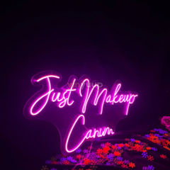Vinyuup Just Makeup Schatz - Dekorative Neon-LED-Schrifttafel