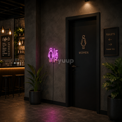 Vinyuup Kadın Wc V2 - Dekoratif Neon Led Yazı Tabela