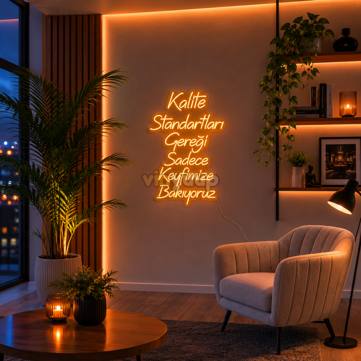 Vinyuup Kalite Standartları - Dekoratif Neon Led Yazı Tabela