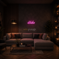 Vinyuup Ohlala - Dekoratif Neon Led Yazı Tabela