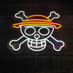 Vinyuup One Piece Amblemi - Dekoratif Neon Led Yazı Tabela
