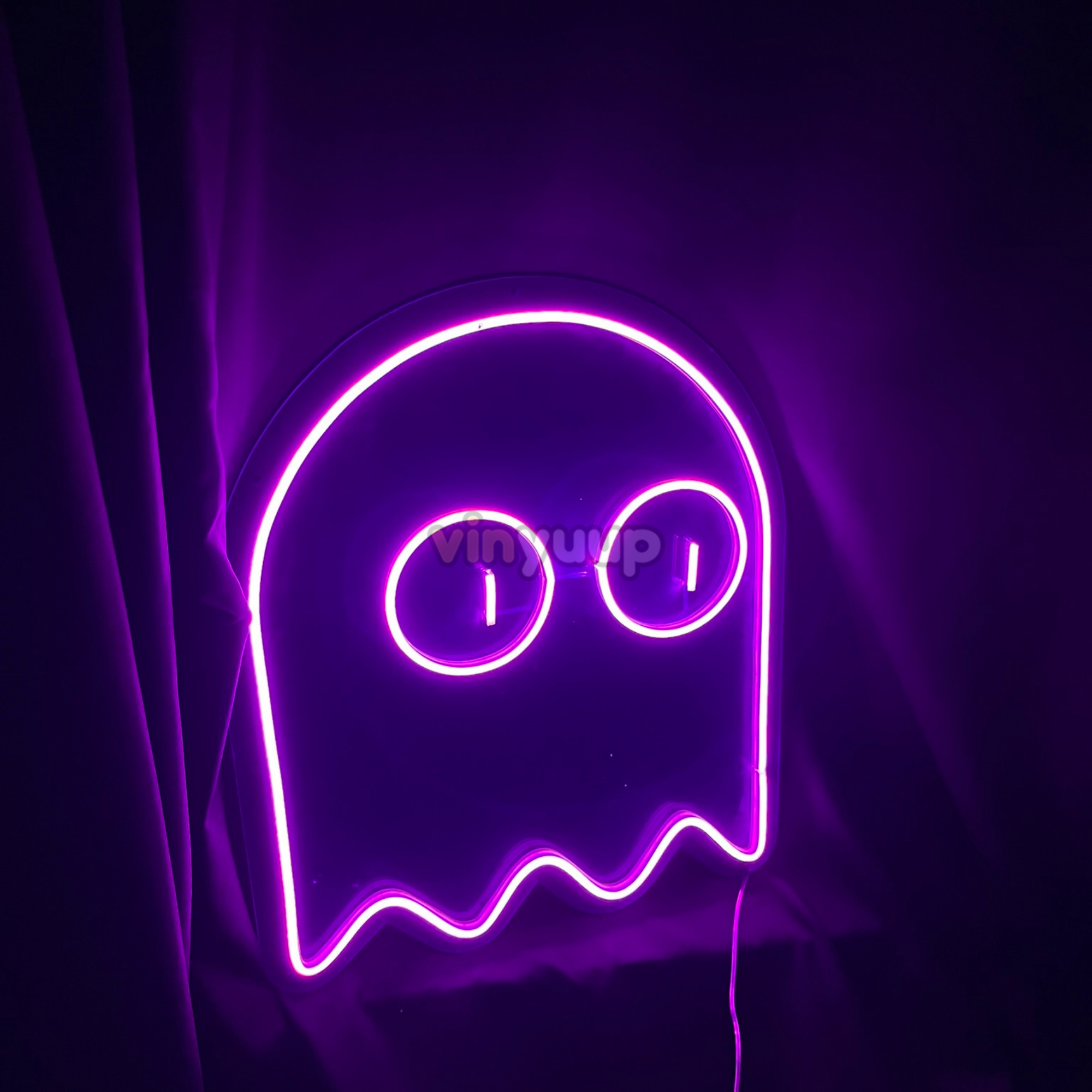 Vinyuup Pacman - Dekoratif Neon Led Yazı Tabela