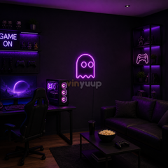 Vinyuup Pacman - Dekoratif Neon Led Yazı Tabela