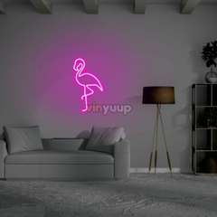 Vinyuup Flamingo - Dekoratif Neon Led Yazı Tabela