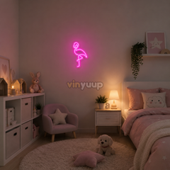 Vinyuup Flamingo - Dekoratif Neon Led Yazı Tabela