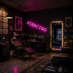 Vinyuup Piercing Tattoo- Dekoratif Neon Led Yazı Tabela