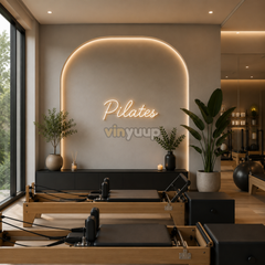 Vinyuup Pilates - Dekoratif Neon Led Yazı Tabela