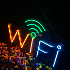 Vinyuup Wifi - Dekoratif Neon Led Yazı Tabela