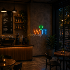 Vinyuup Wifi - Dekoratif Neon Led Yazı Tabela