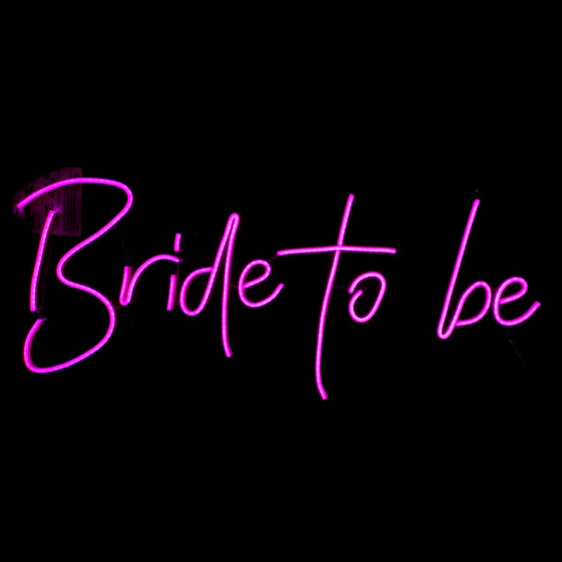 Bride To Be Neon Led Işıklı Tablo