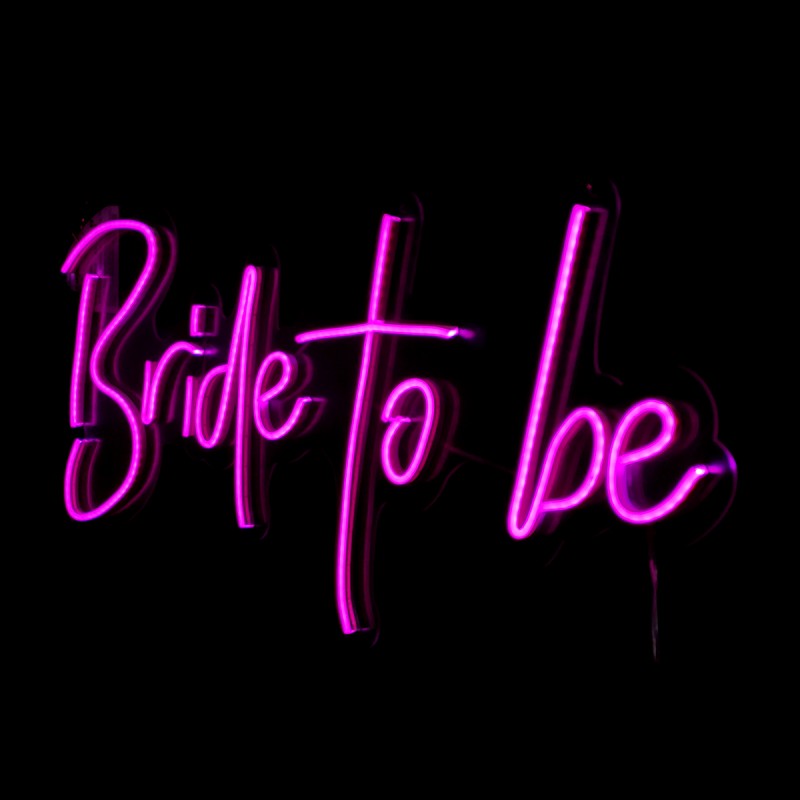 Bride To Be Neon Led Işıklı Tablo
