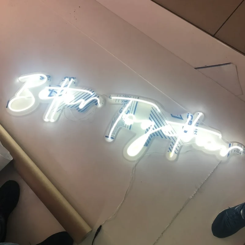 Better Together Neon Led Işıklı Tablo v4