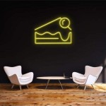 Cheese Cake Neon Led Işıklı Tablo