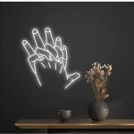 Hand Neon Led Işıklı Tablo