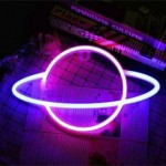 Jüpiter Neon Led Işıklı Tablo