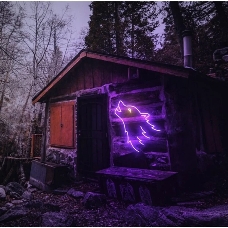 Kurt Neon Led Işıklı Tablo v2