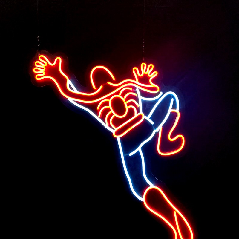 Spiderman Örümcek Adam Neon Led Işıklı Tablo