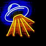 Ufo Neon Led Işıklı Tablo