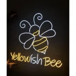 Yellowish Bee Neon Led Işıklı Tablo