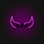 Boynuz Neon Led Işıklı Tablo