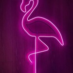 Flamingo Neon Led Işıklı Tablo v2