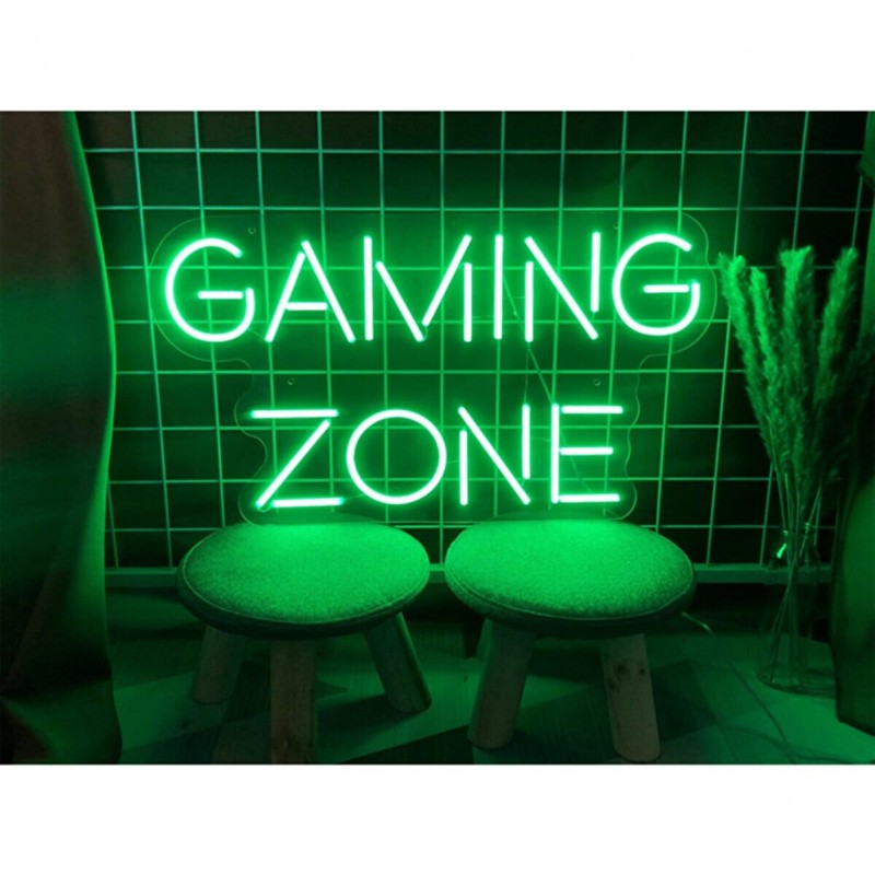 Gaming Zone Neon Led Işıklı Tablo
