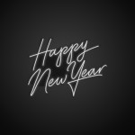 Happy New Year Yazılı Neon Led Işıklı Tablo