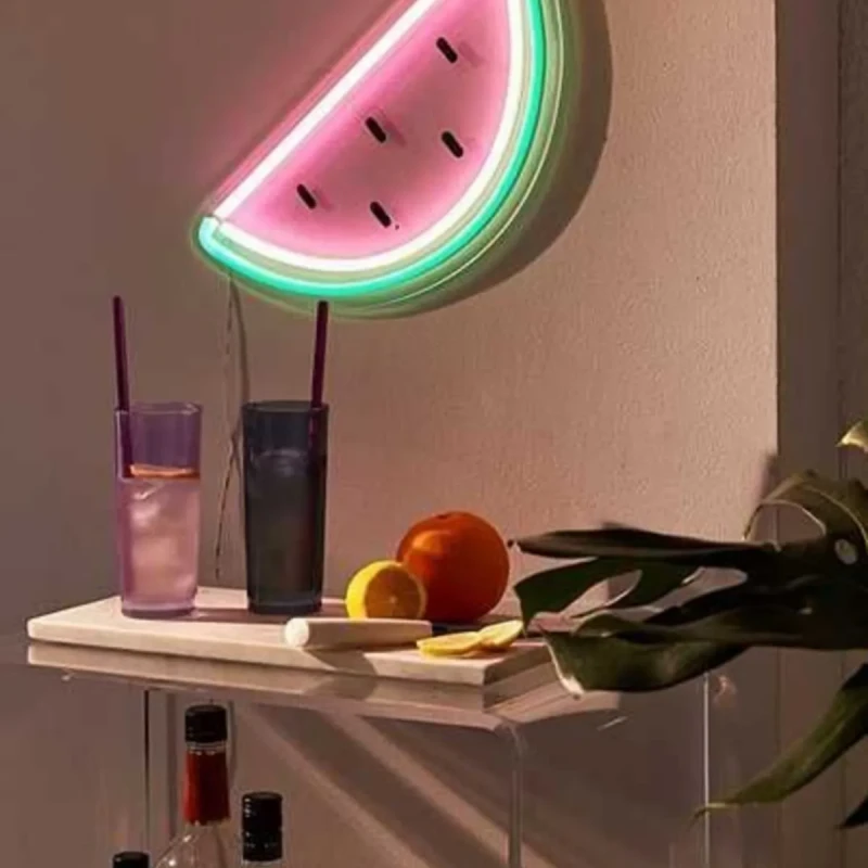 Karpuz Dilimi Neon Led Işıklı Tablo
