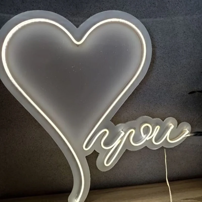 I Love You Neon Led Işıklı Tablo