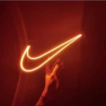 Nike Neon Led Işıklı Tablo
