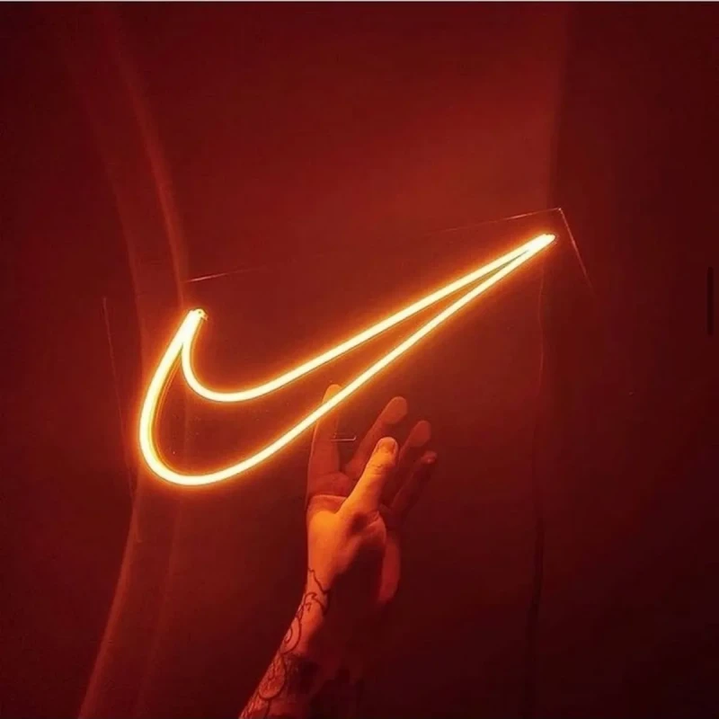 Nike Neon Led Işıklı Tablo